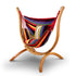 Hammock with Wooden Stand Chair Armchair Garden Patio Decor Colourful
